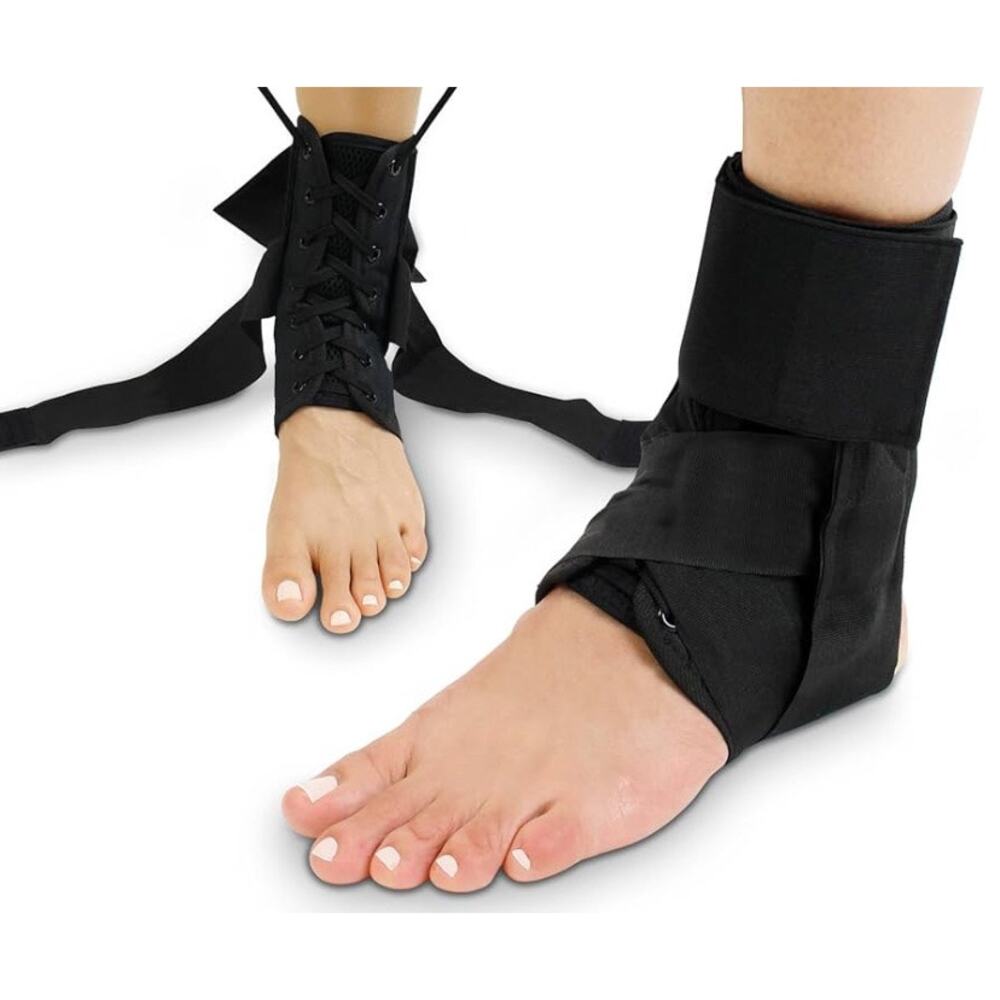 Moore Medical Ankle Brace Size Small Lace And Cross Over Straps